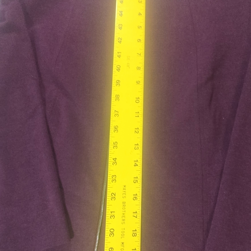 Preston & York Purple Blazer Buisiness Feminine - Picture 6 of 7